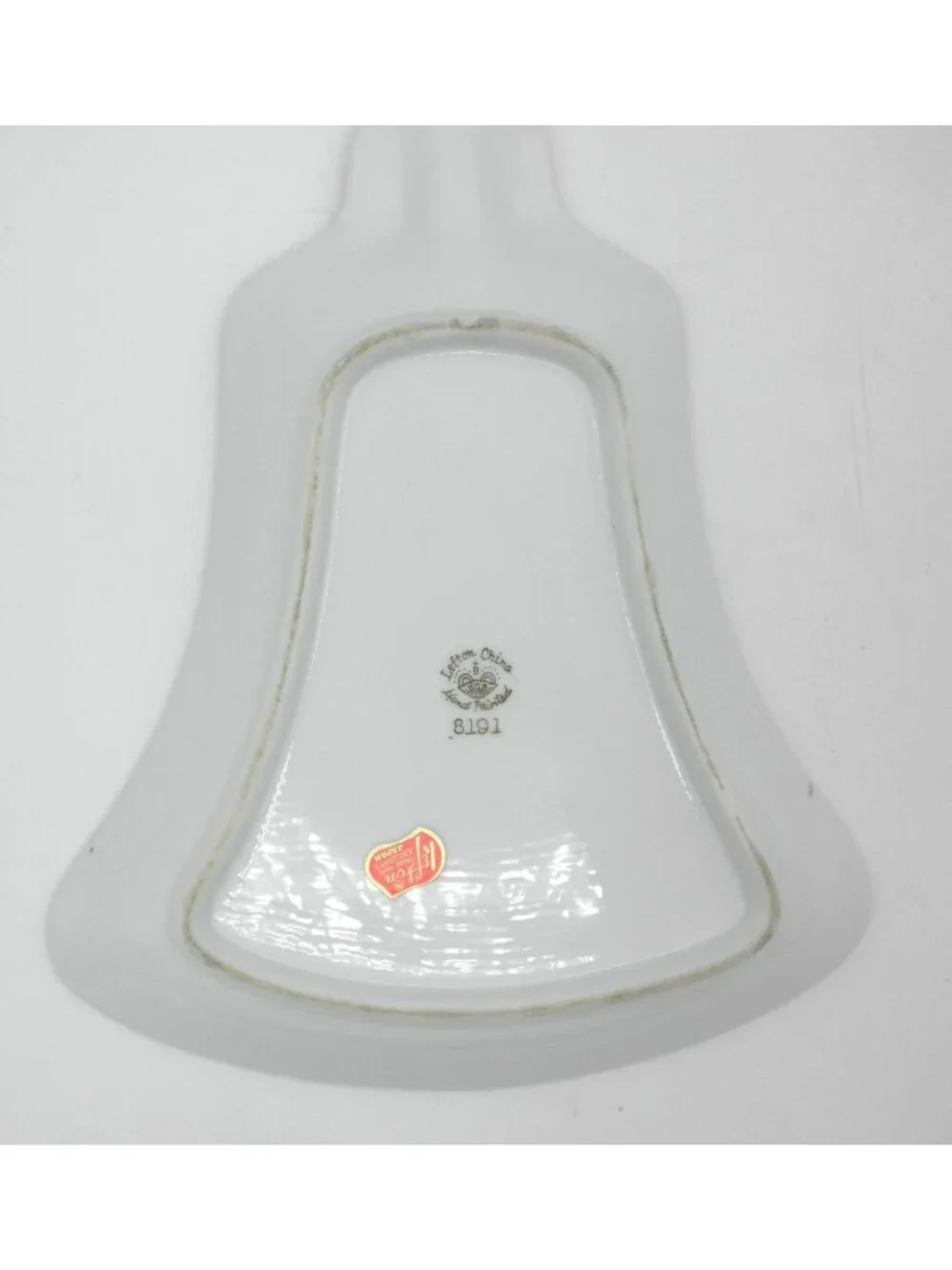 Holly by Lefton Bell Shaped Plate and Trinket/Candy Dish Hand-painted Cardinal